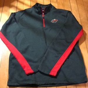 Men’s Minnesota Wild 1/4 inch Zip pullover